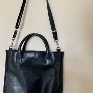 Matt & Nat Black Crossbody Tote Bag
